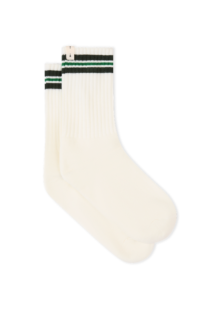The Upside Courtship Crew Sock Cream