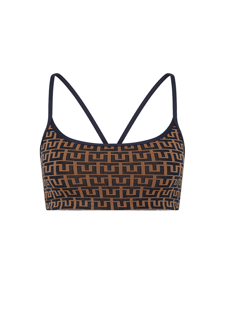 The Upside Castilla Bowie Bra Camel