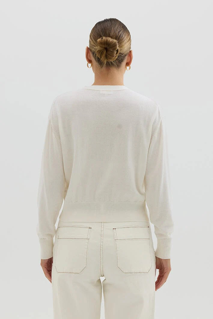 Iris & Wool - Classic Cardigan - Ivory