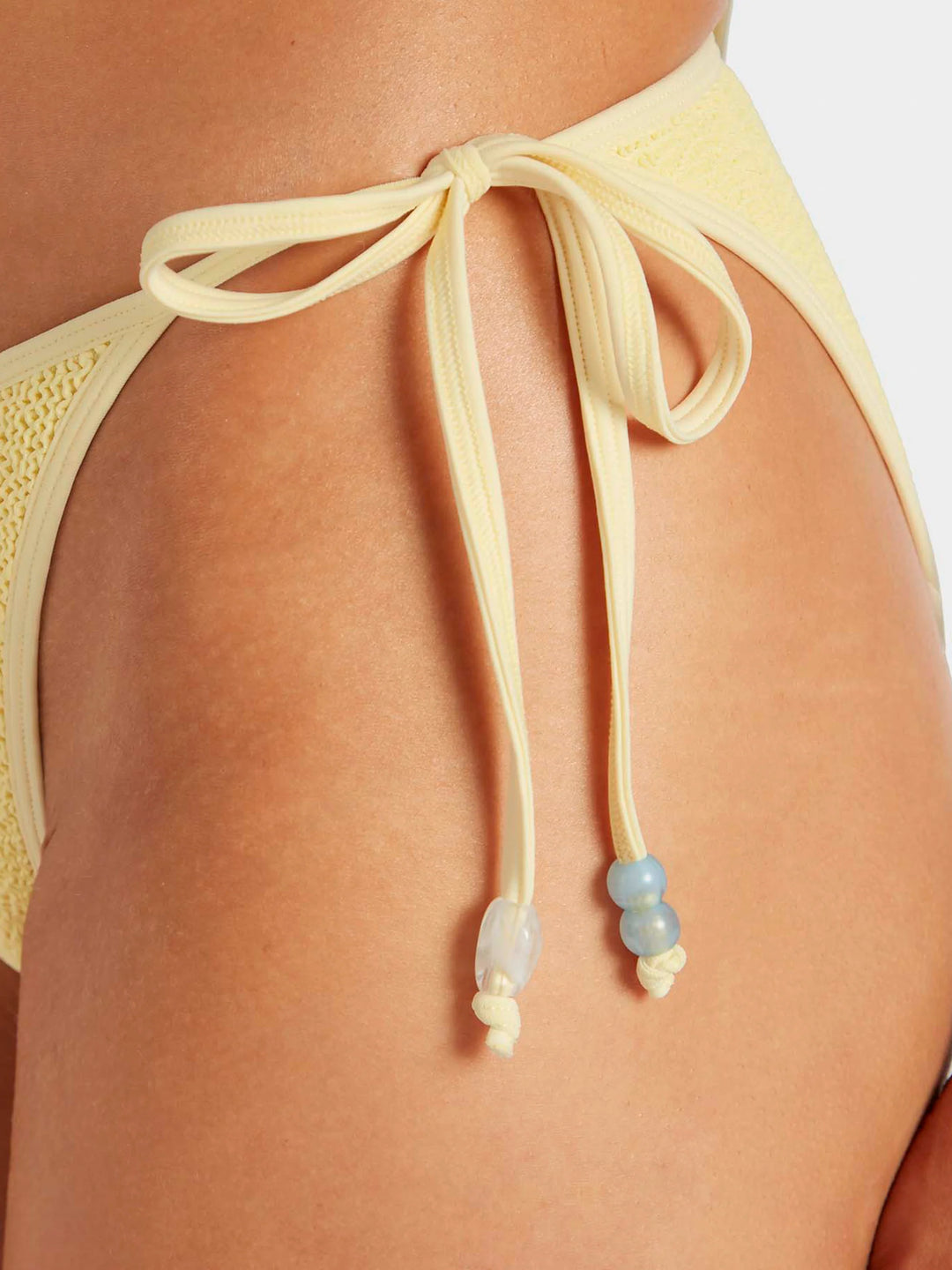 Hunza G Gina Beaded Bikini Butter