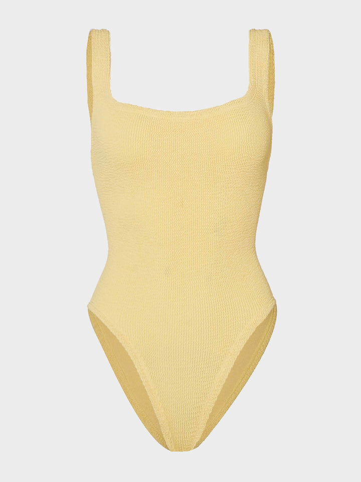 Hunza G Square Neck Swim Butter