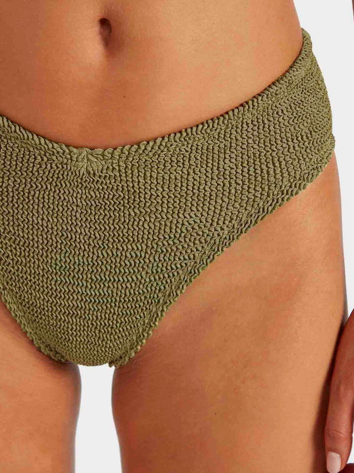 Hunza G Angel Bikini Metallic Moss