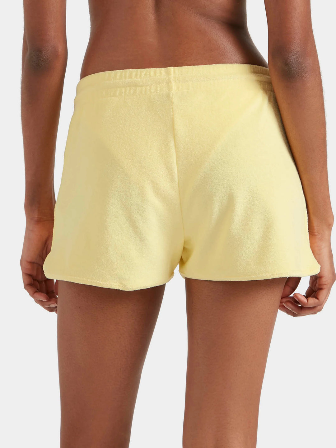Hunza G Terry Towelling Shorts Butter