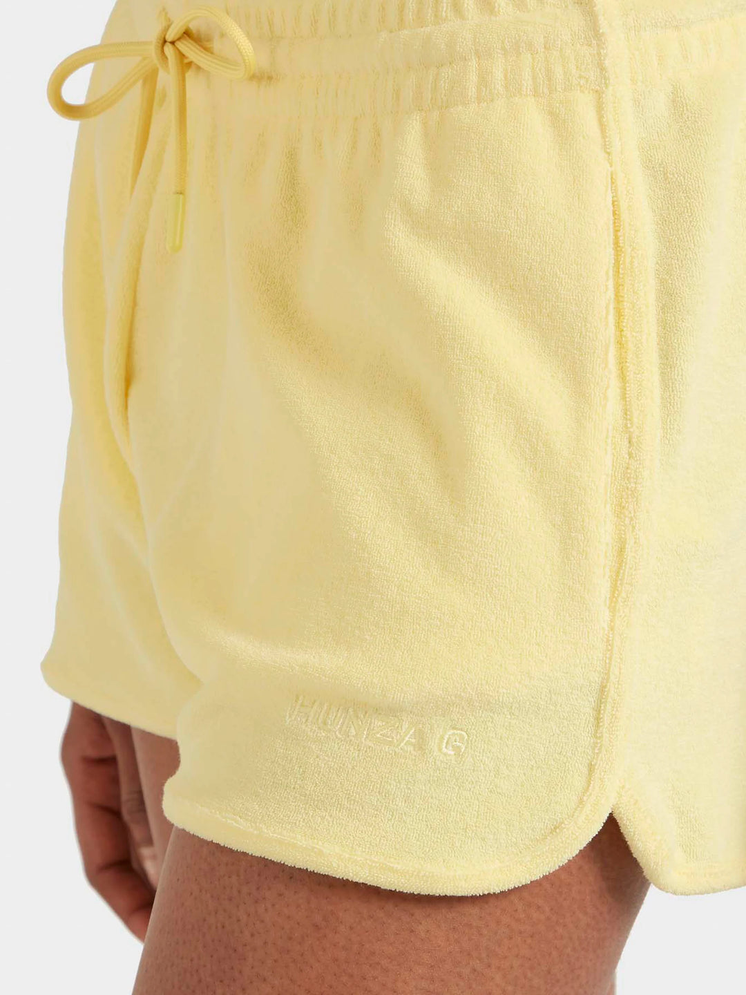 Hunza G Terry Towelling Shorts Butter