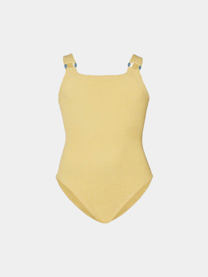 Hunza G Kids Domino Swim 3-6 Butter