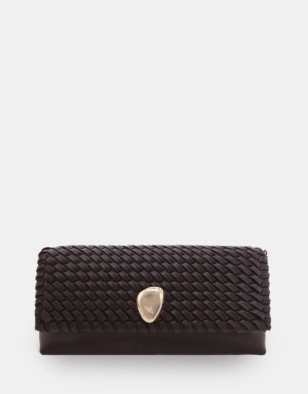 Billini - Leilah Clutch Bag - Chocolate