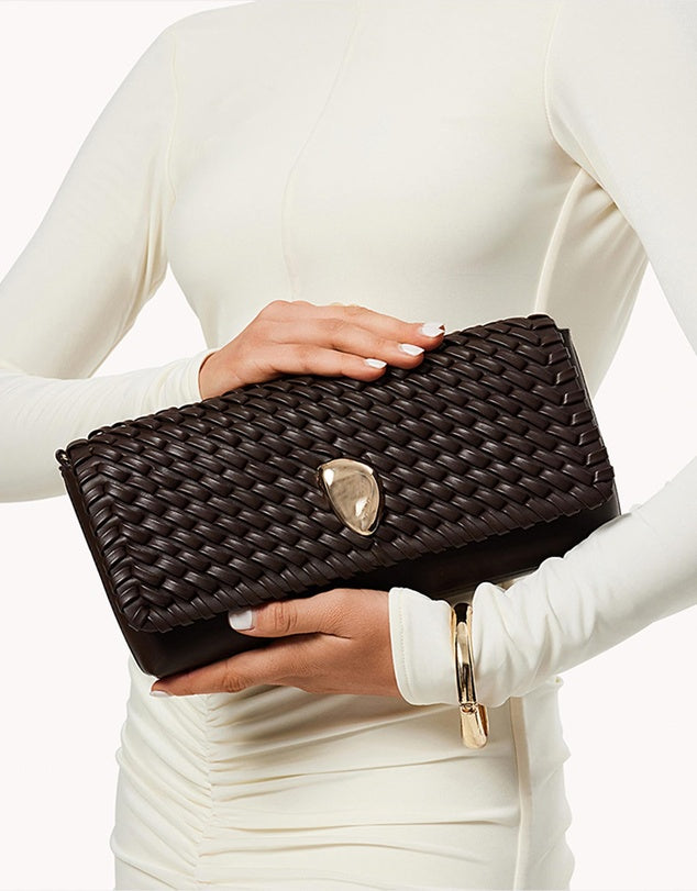 Billini - Leilah Clutch Bag - Chocolate