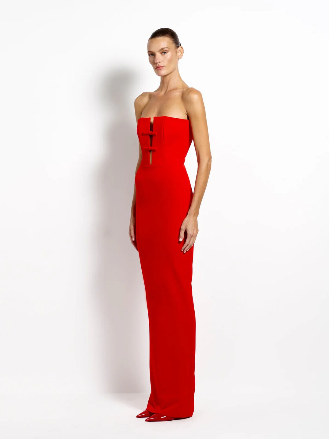 Effie Kats - Addison Gown - Cherry Red