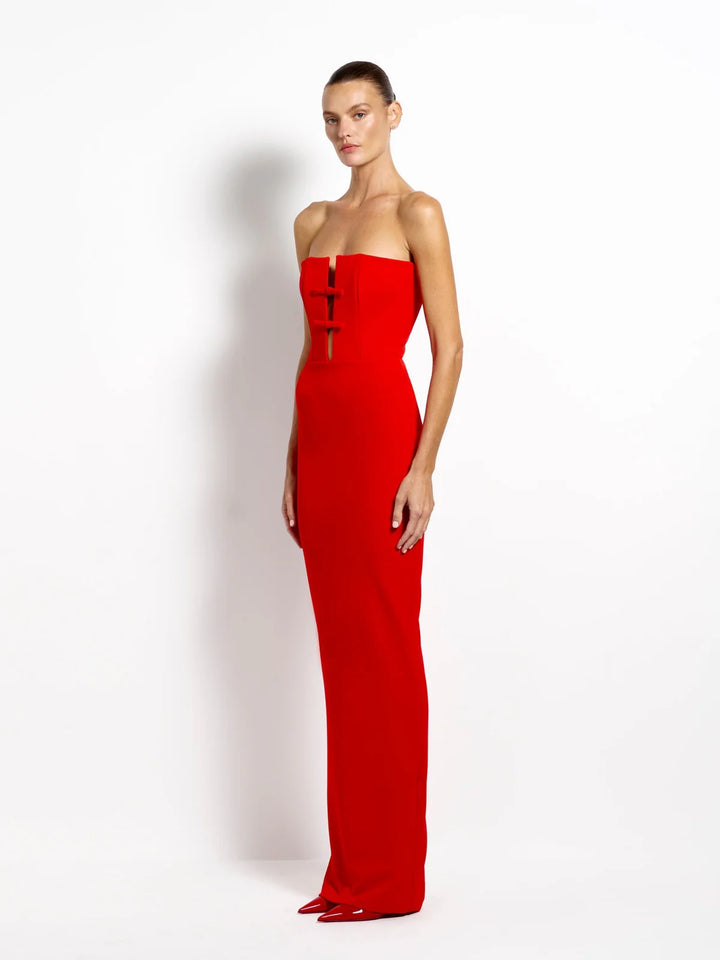 Effie Kats - Addison Gown - Cherry Red