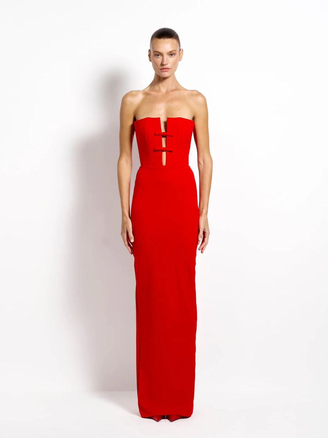 Effie Kats - Addison Gown - Cherry Red