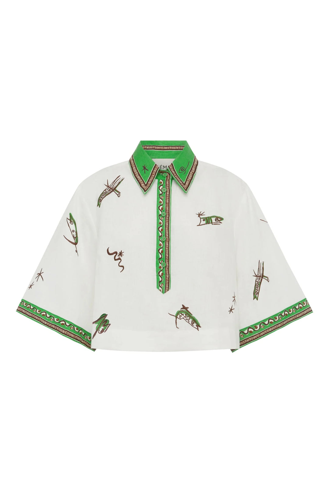 Alemais - Wanda Embroidered Shirt