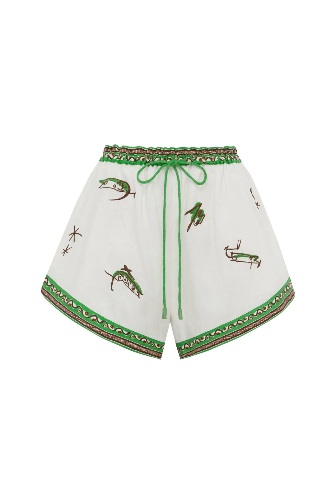 Alemais - Wanda Embroidered Short