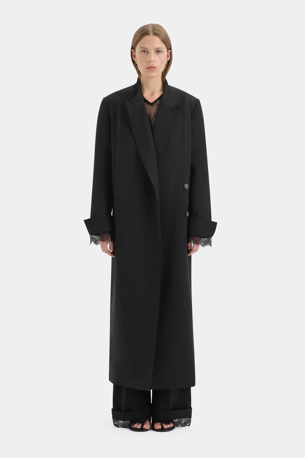 Sir The Label - Axel Coat - Black