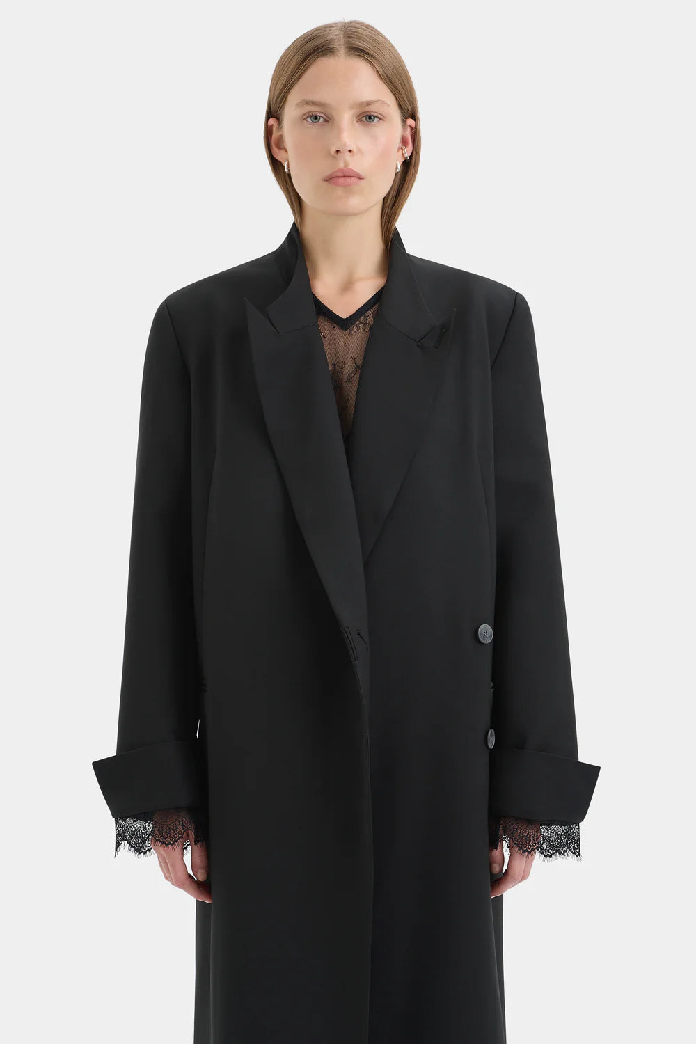 Sir The Label - Axel Coat - Black