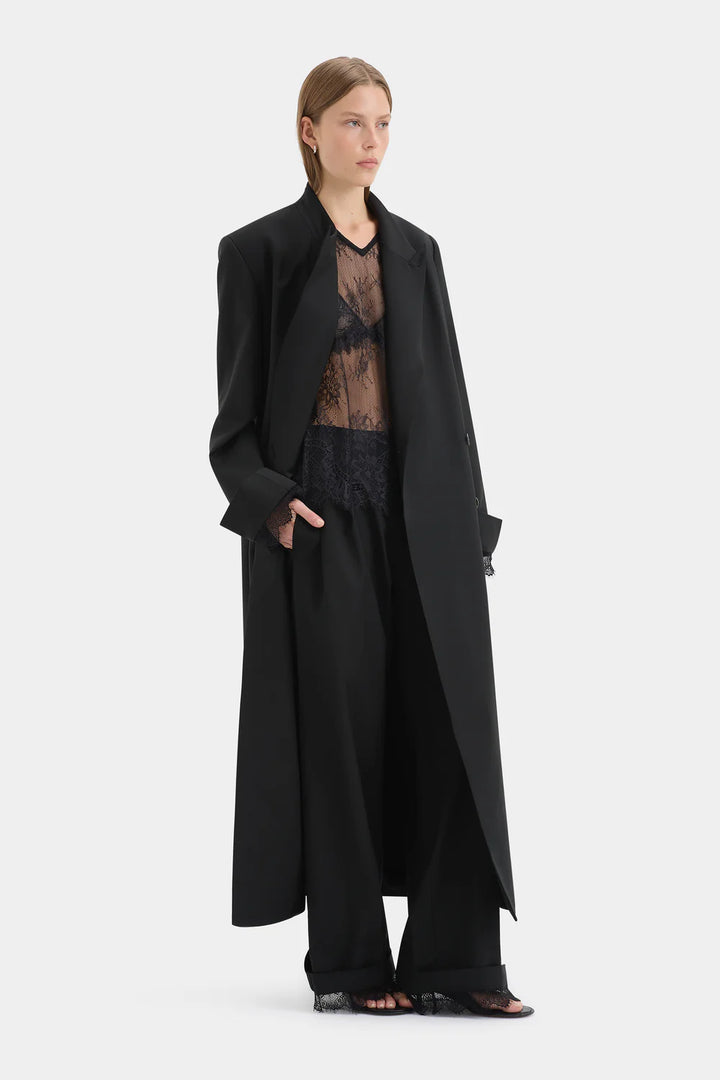 Sir The Label - Axel Coat - Black