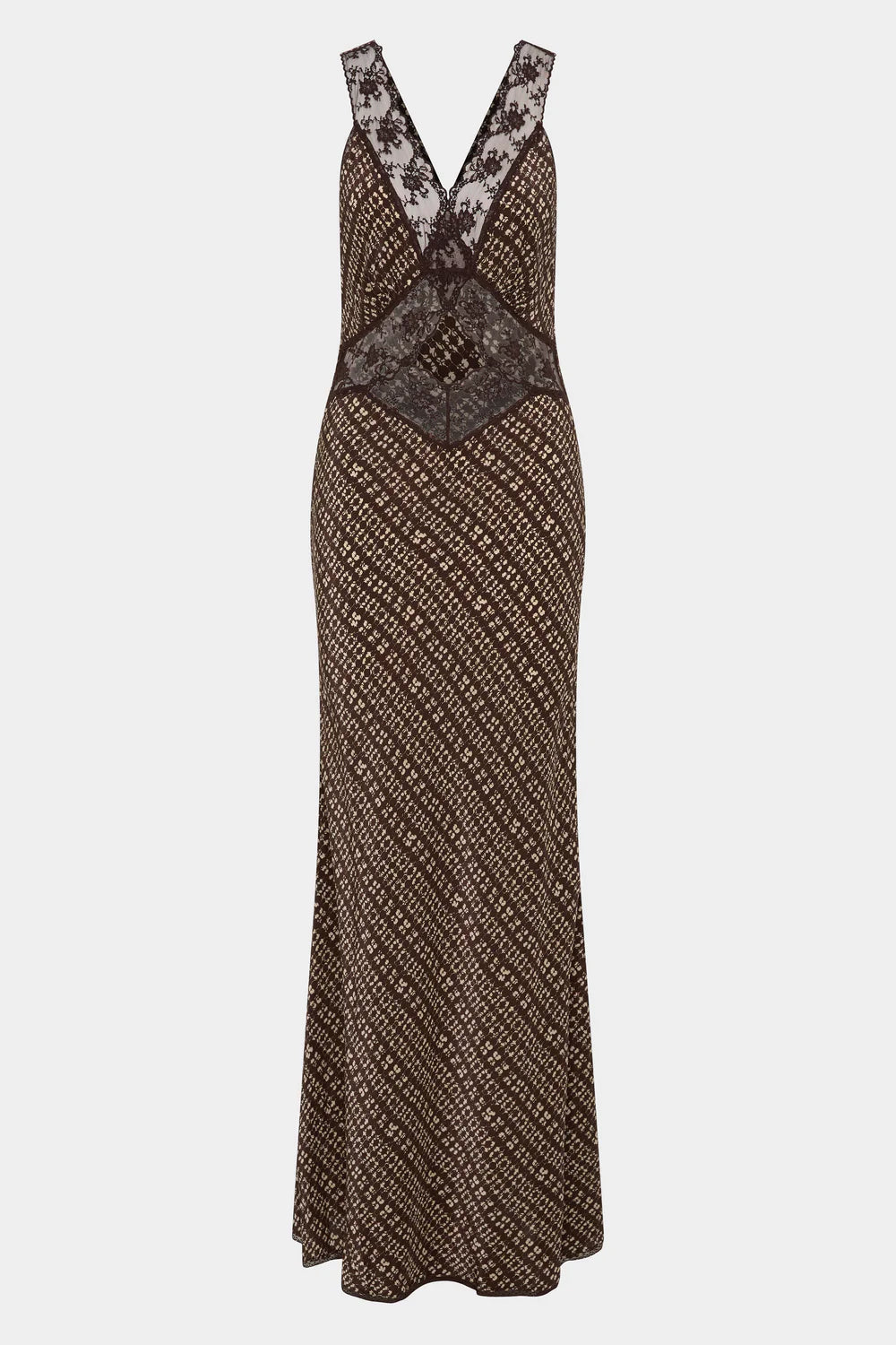 Sir The Label Astrid Cut Out Gown Tisso Plum