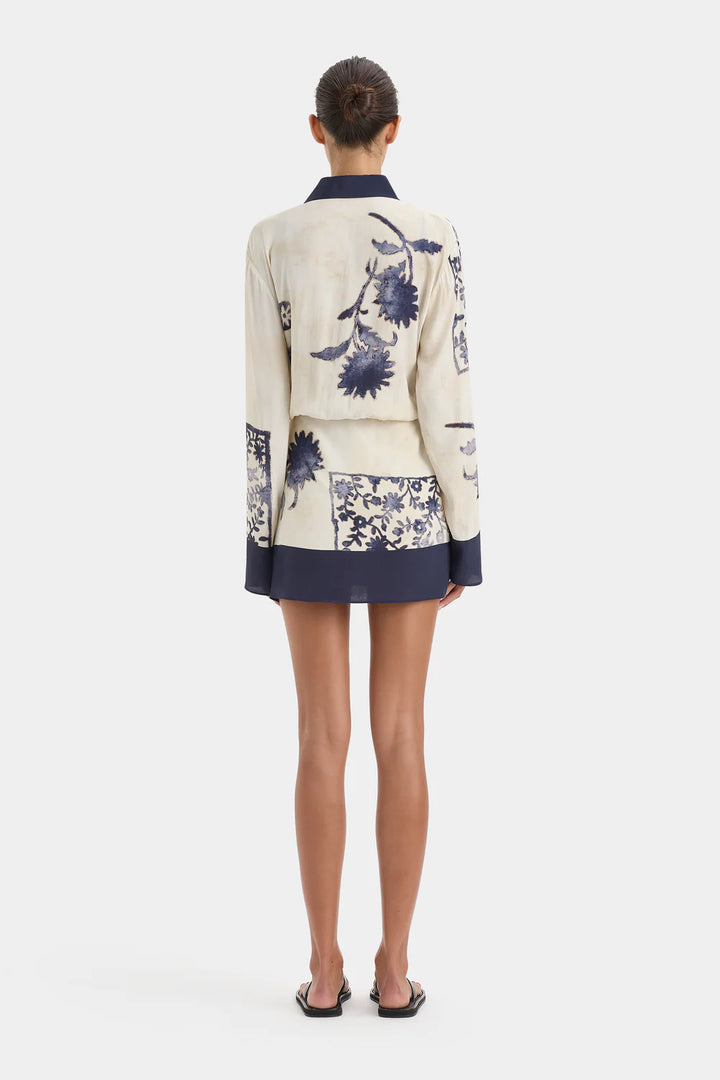 Sir The Label Phillipa Shirt Dress Eira Midnight