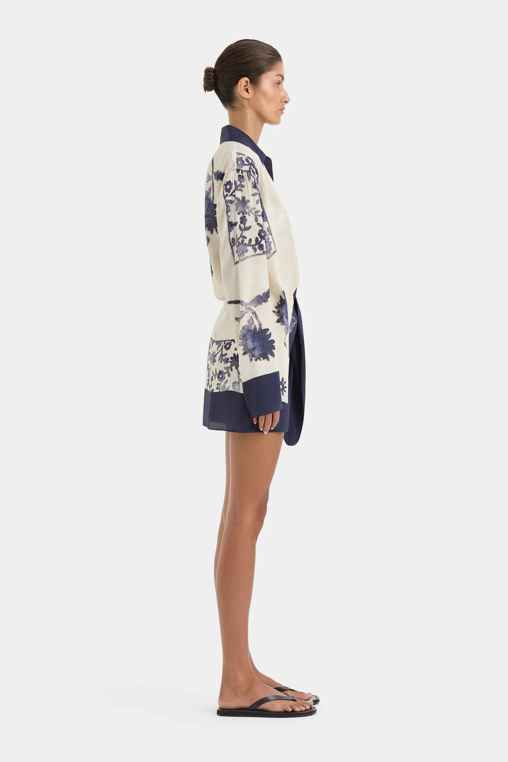 Sir The Label Phillipa Shirt Dress Eira Midnight