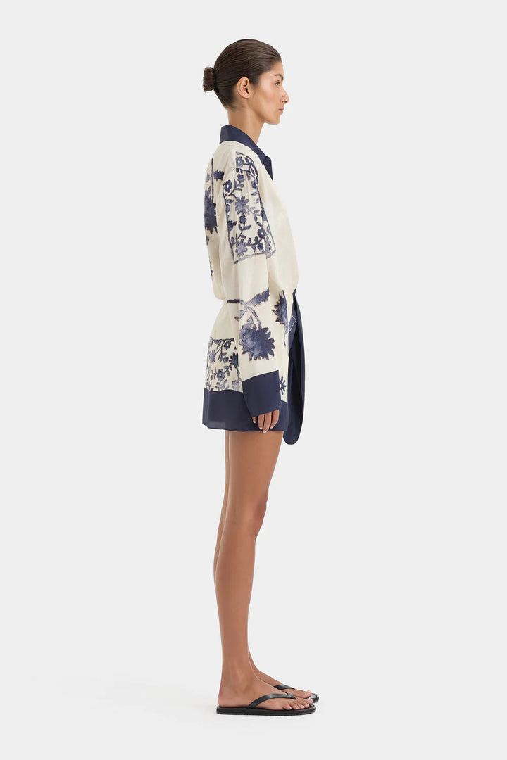 Sir The Label Phillipa Shirt Dress Eira Midnight