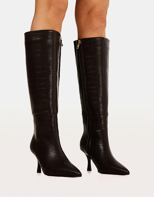 Billini - Norie Boot - Chocolate Croc