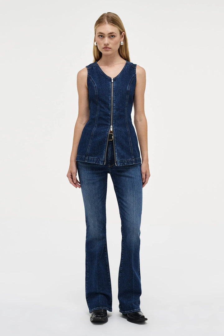 New Denim Kara Boot Mid Vintage Indigo