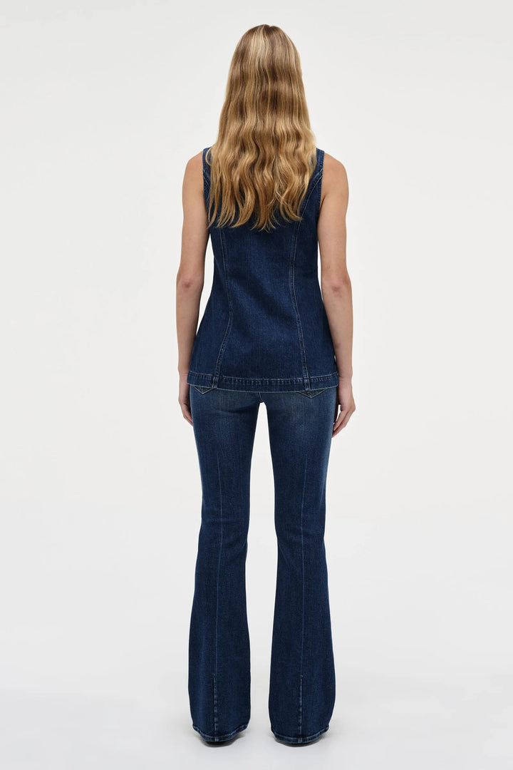 New Denim Kara Boot Mid Vintage Indigo