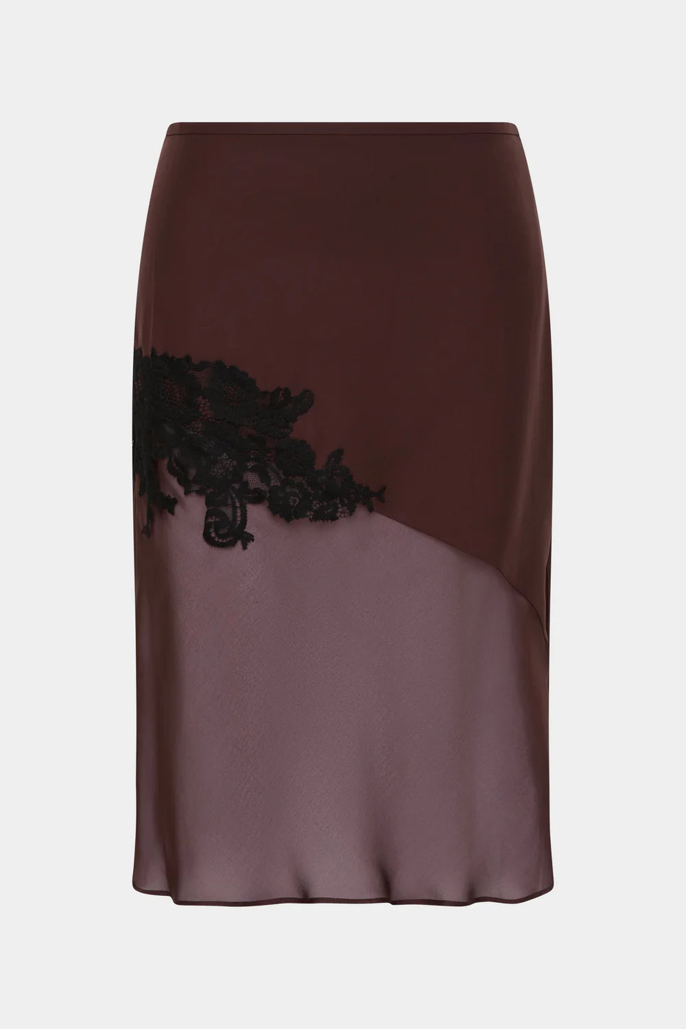 Sir The Label Noria Midi Skirt Dark Plum