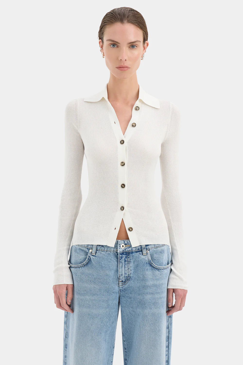 Sir The Label Aela Cardigan Ivory
