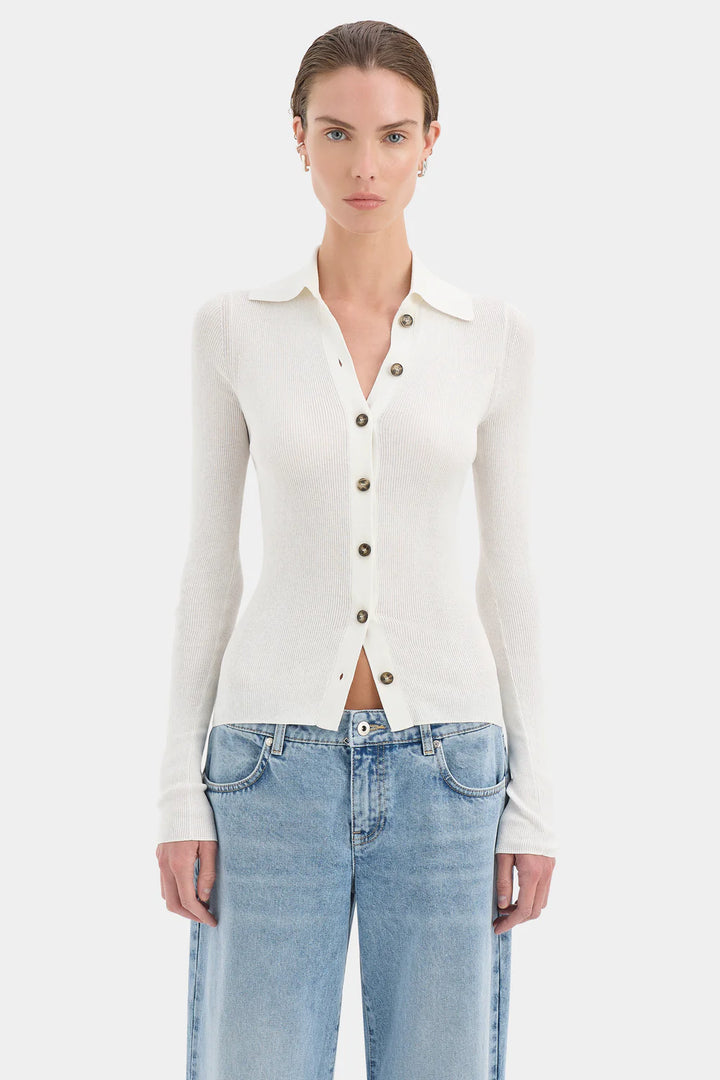 Sir The Label Aela Cardigan Ivory