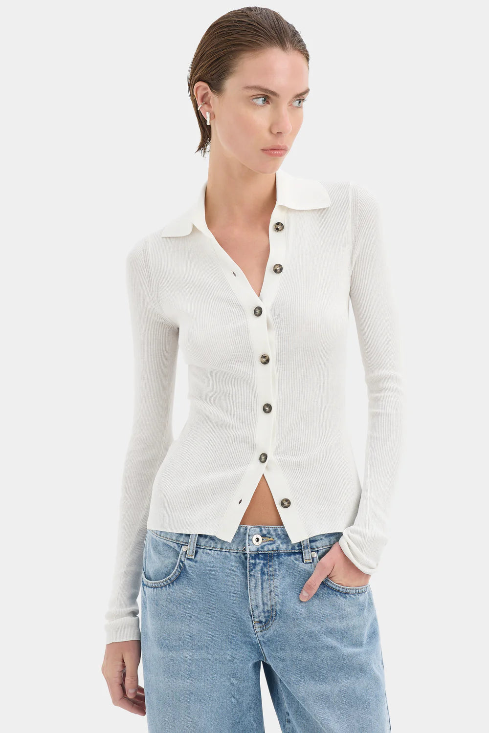 Sir The Label Aela Cardigan Ivory