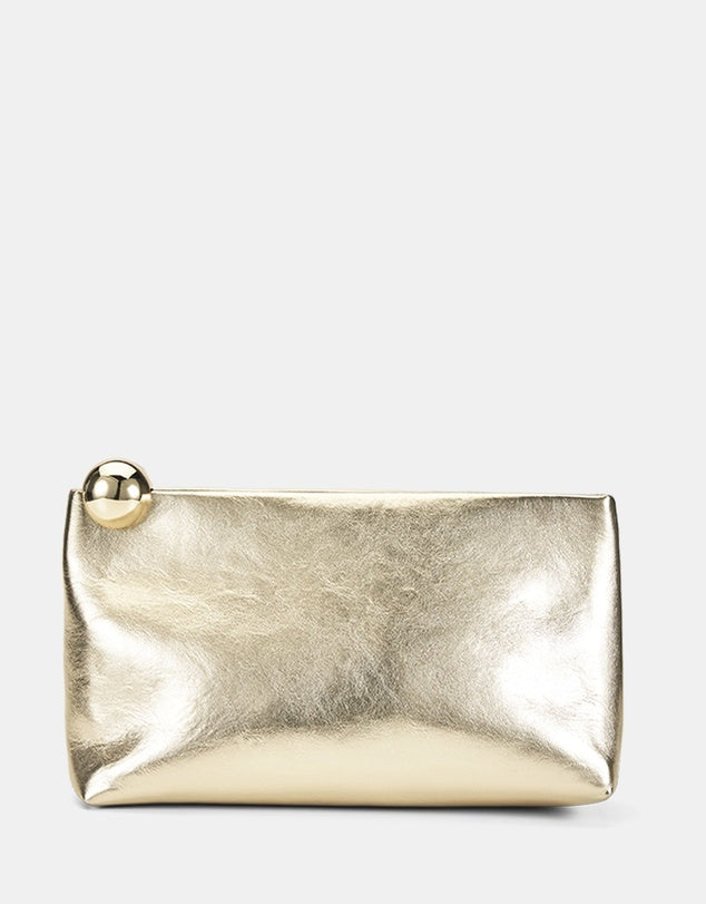 Billini Danielle Clutch Bag Gold Metallic