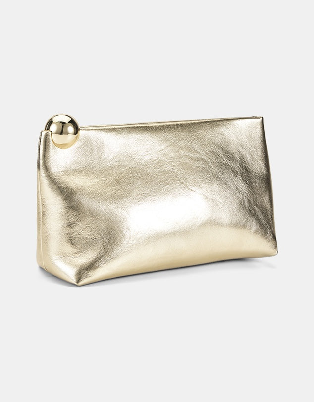 Billini Danielle Clutch Bag Gold Metallic