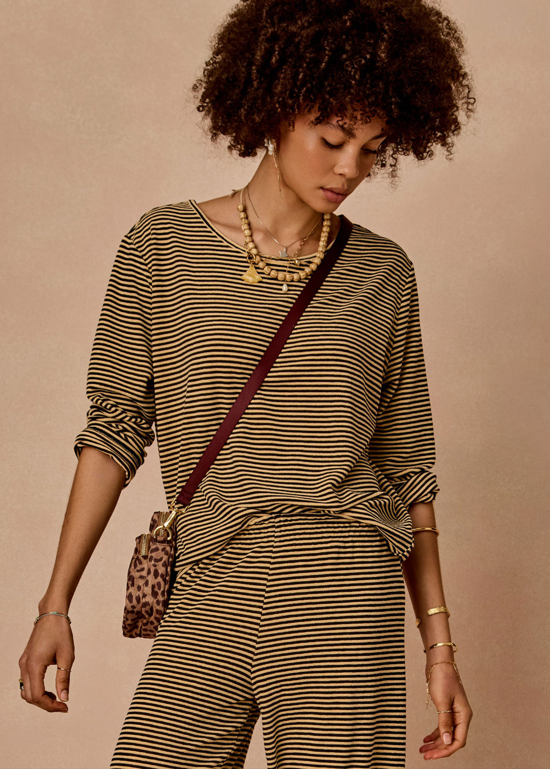 The Upside Santos Rio Long Sleeve Top Stripe
