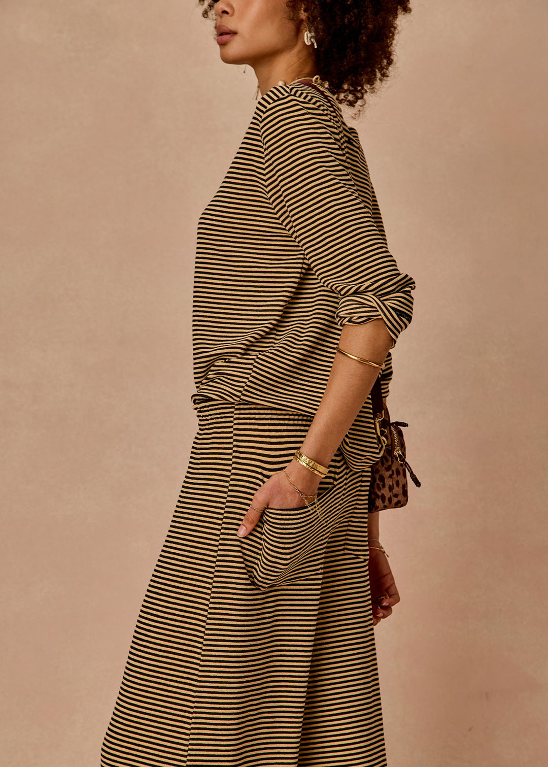 The Upside Santos Adriel Split Pant Stripe