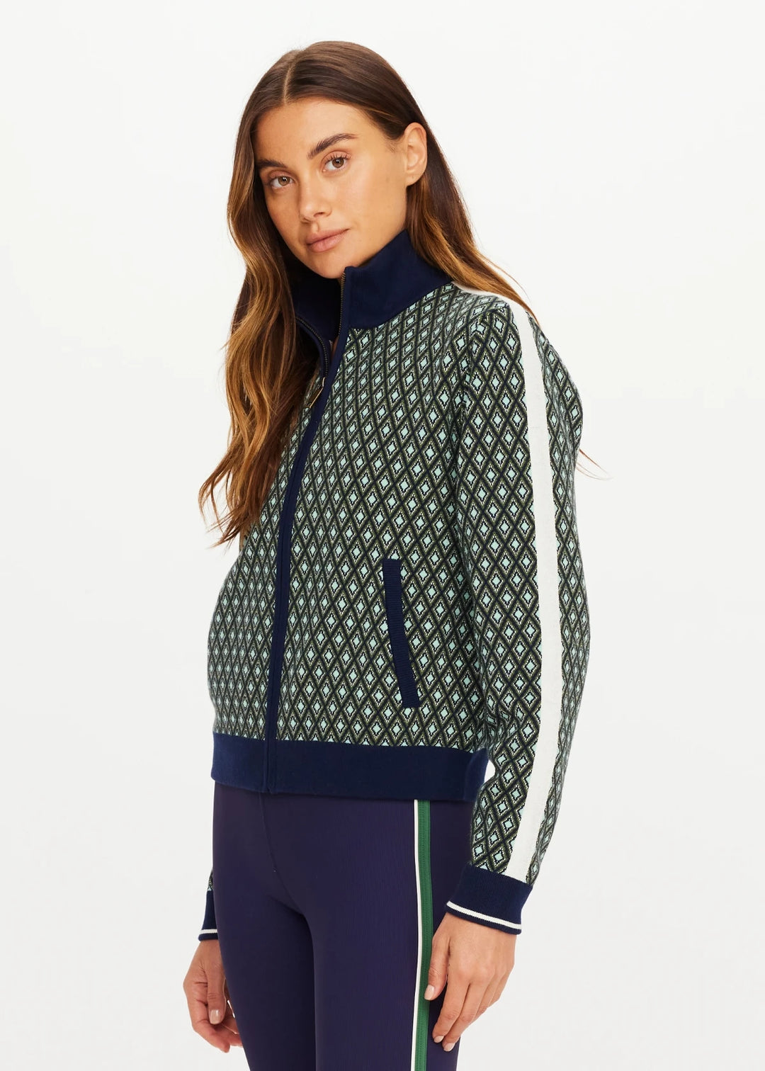 The Upside Viva Margot Knit Jacket Geo