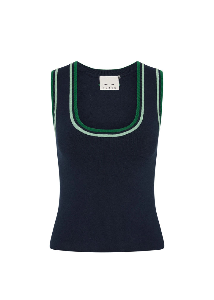 The Upside Joey Knit Tank Top Navy