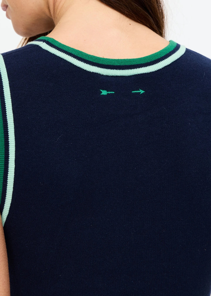 The Upside Joey Knit Tank Top Navy