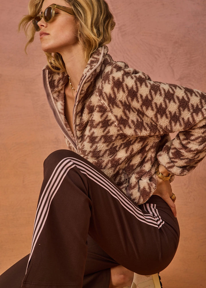 The Upside Palacio Harlow Fleece Pullover Check