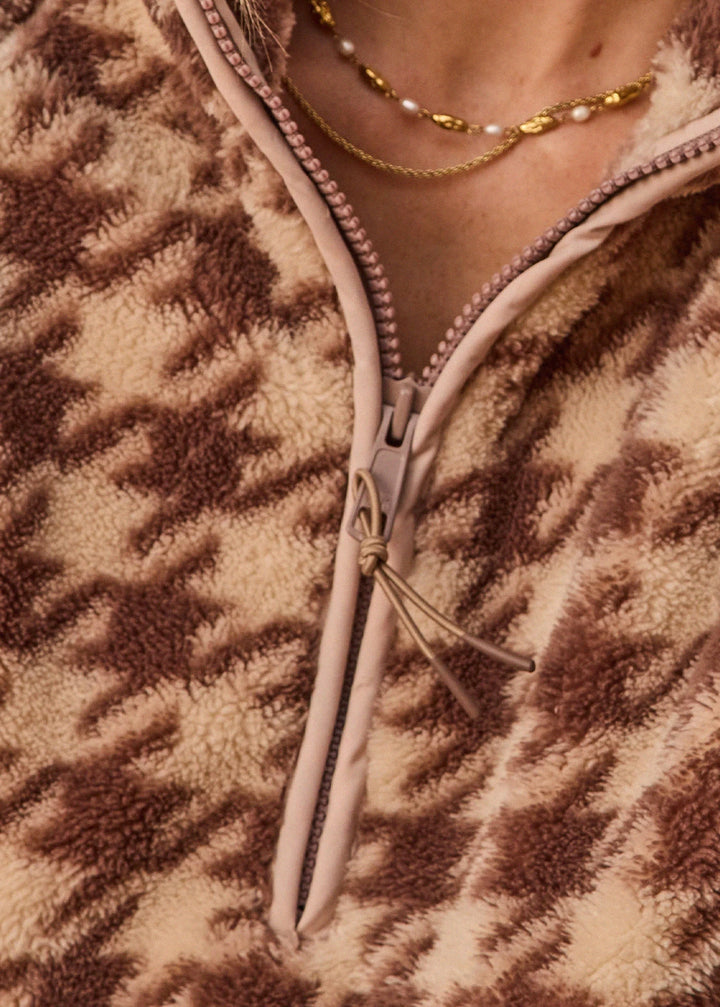 The Upside Palacio Harlow Fleece Pullover Check