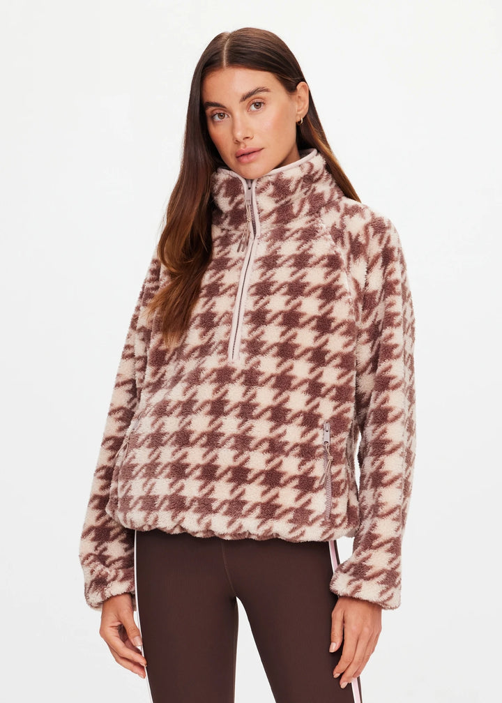 The Upside Palacio Harlow Fleece Pullover Check