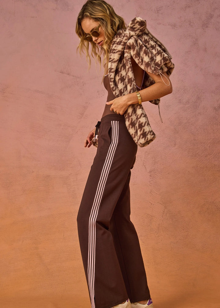 The Upside Petra Flare Pant Chocolate