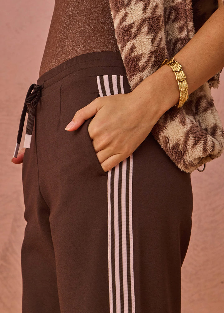 The Upside Petra Flare Pant Chocolate