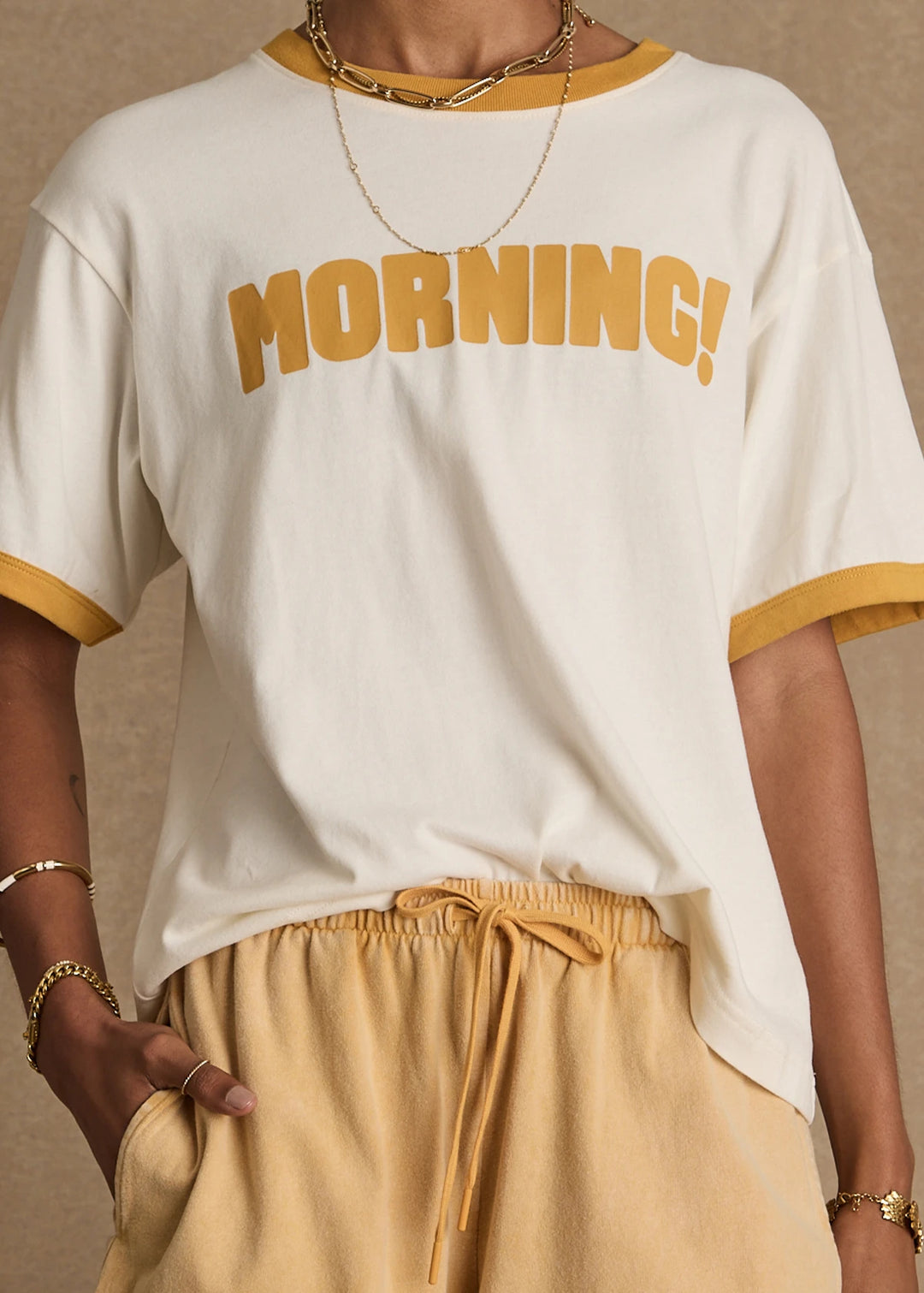 The Upside Morning Jacob Tee Coconut