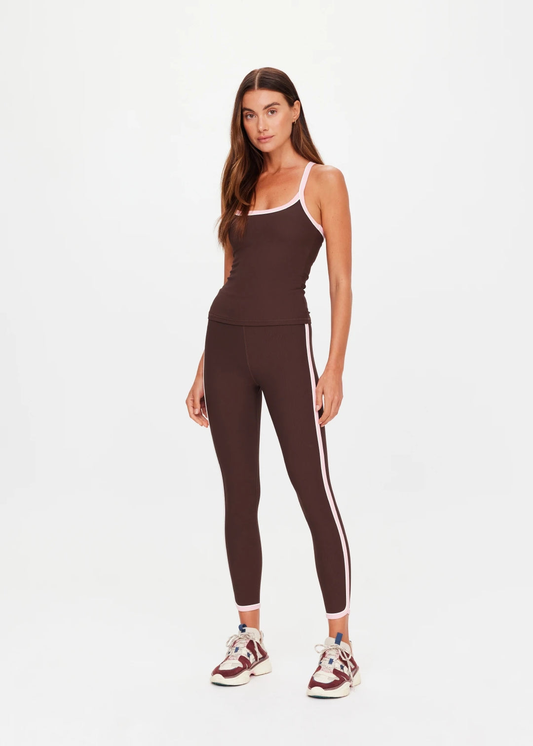 The Upside Rhythm 25IN Midi Pant Chocolate
