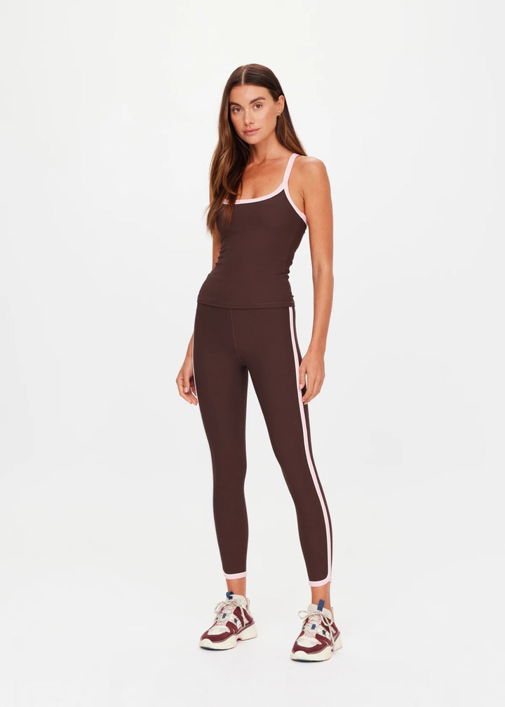 The Upside Rhythm 25IN Midi Pant Chocolate