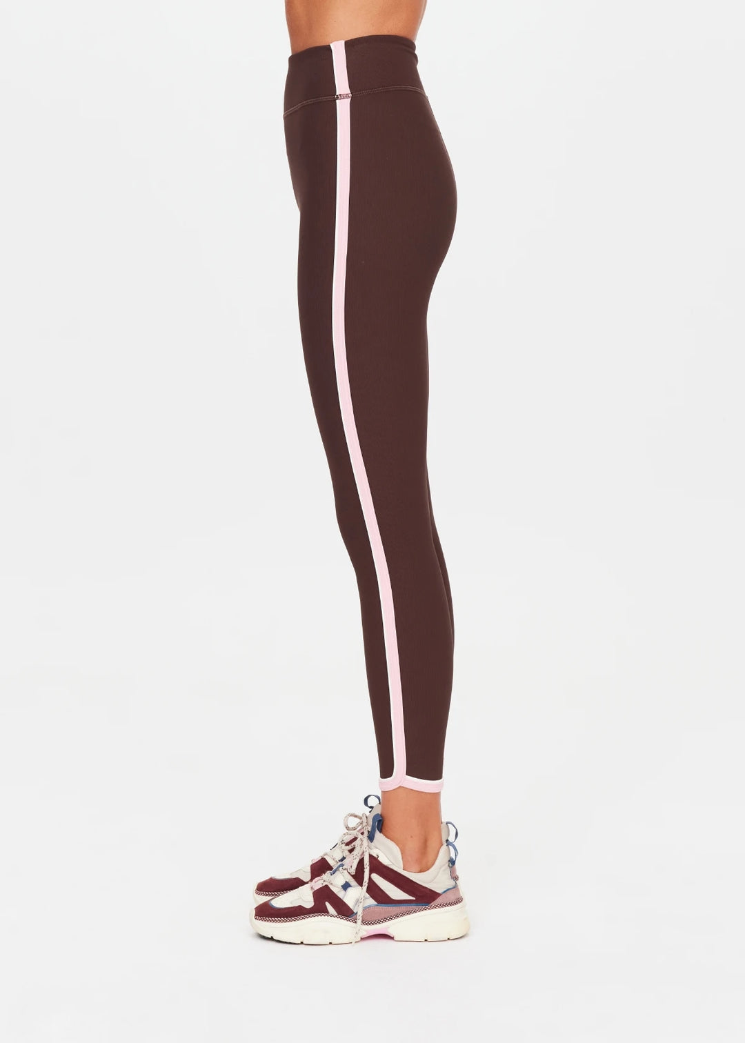 The Upside Rhythm 25IN Midi Pant Chocolate