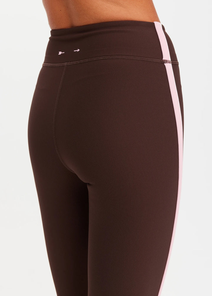 The Upside Rhythm 25IN Midi Pant Chocolate
