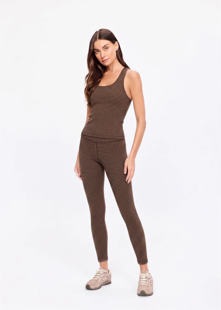 The Upside Zinnia 25IN Midi Pant Check