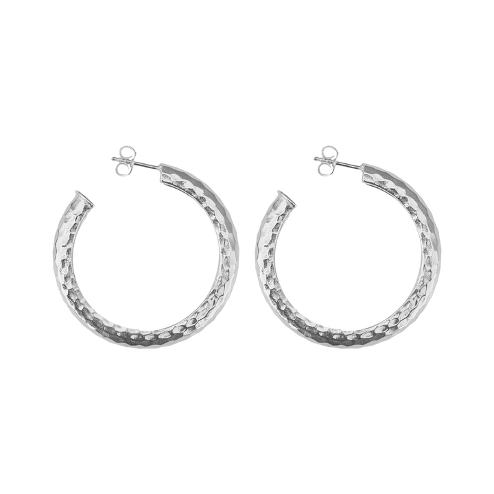 Mountain & Moon - Lola Hoops - Silver