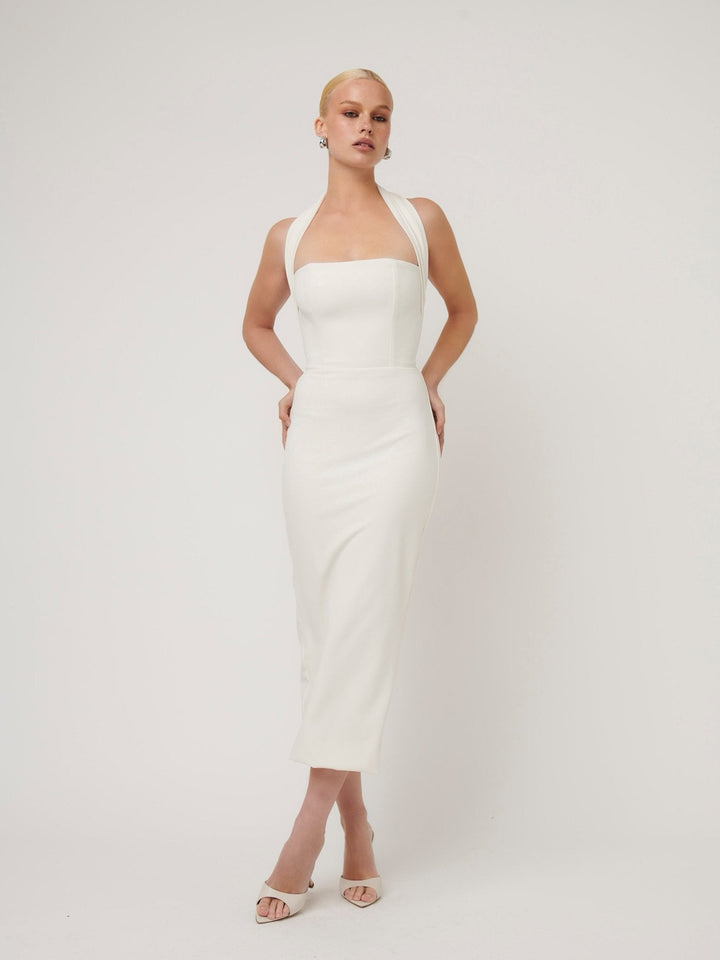 Effie Kats - Meline Midi Dress - Ivory